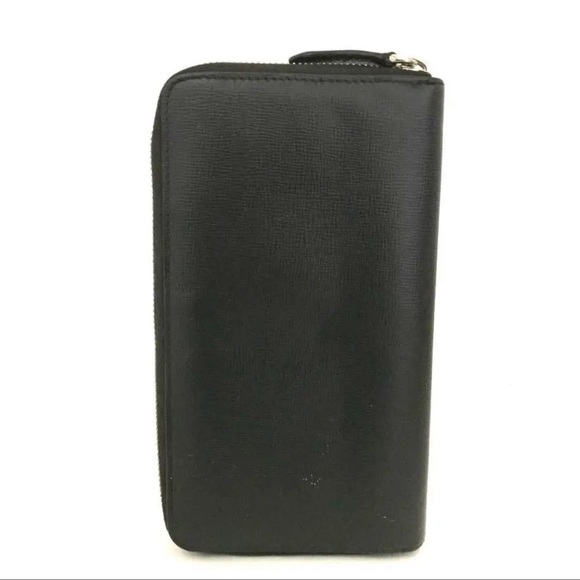 BURBERRY Logo Leather Zip Around Long Wallet /6Q0083 - Picture 4 of 8